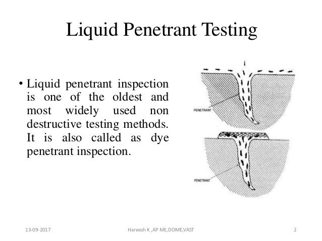 liquid penetration examination Liquid penetration examination